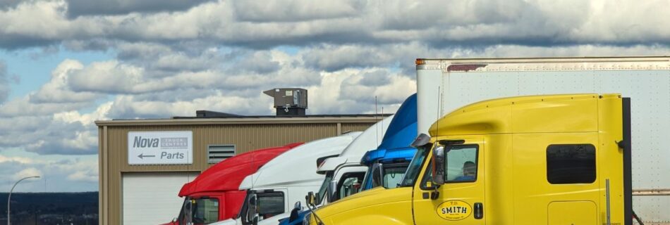 Semi truck garage